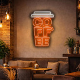 چراغ نئونی مدل coffee mug