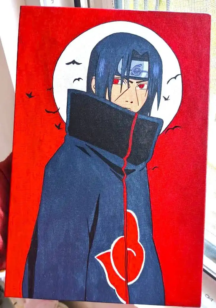 تابلو نقاشی بوم ایتاچی اوچیها در آکاتسوکی | انیمه ناروتو (Naruto)