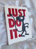 تابلو نقاشی بوم لوسی (Luci) انیمیشن طلسم شدگان طرح Just Do It