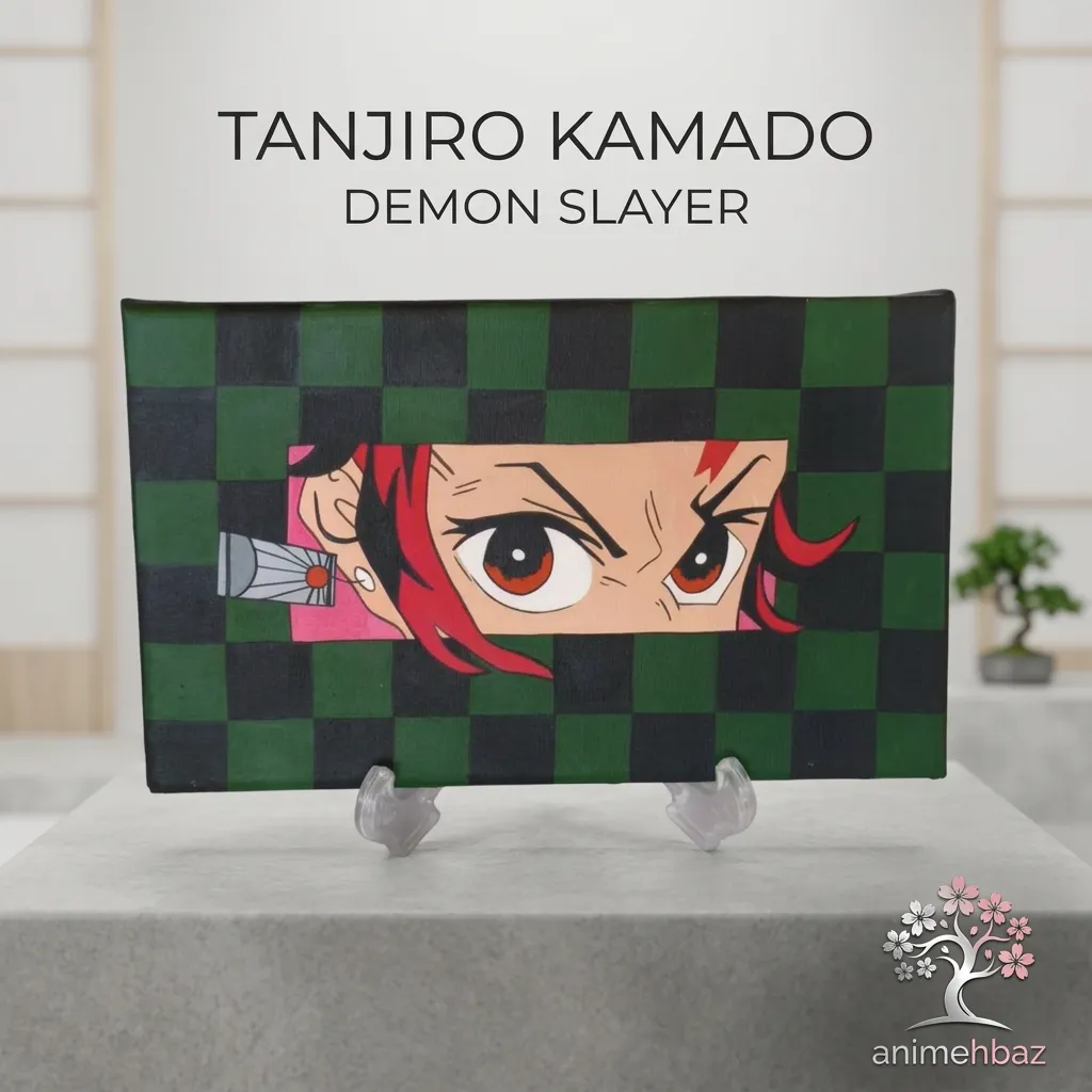 تابلو نقاشی بوم تانجیرو کامادو | انیمه شیطان کش (Demon Slayer)