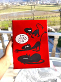 تابلو نقاشی بوم لوسی | انیمیشن طلسمشدگان با دیالوگ I’m Not a Cat
