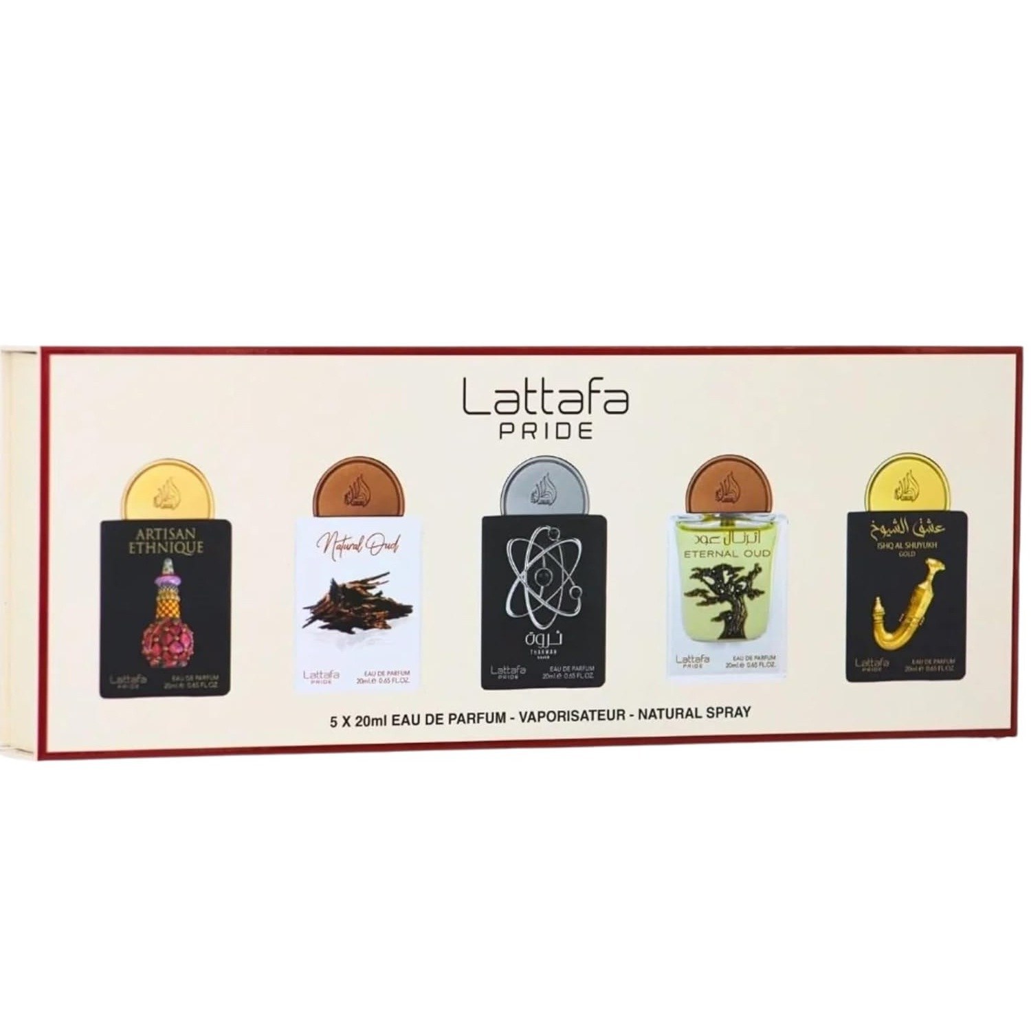 ست هدیه 5 عددی لطافه پراید شماره 2 Lattafa Pride Gift Set
