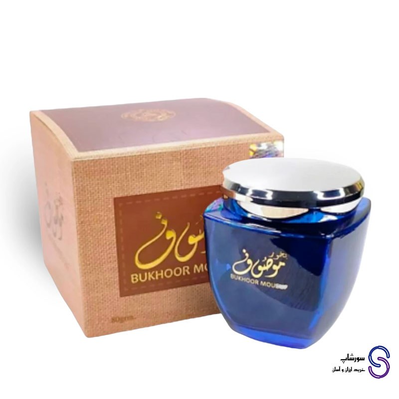 عود بخور موصوف MOUSUF برند ارض الزعفران 80 گرمی
