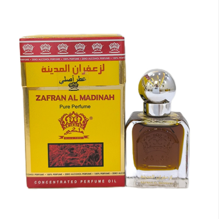 عطر روغنی زعفران المدینه برند ملکی حجم 20 میل
