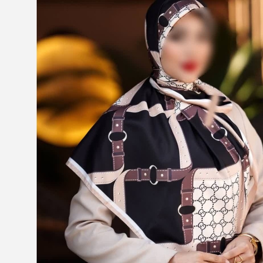 روسری ابریشمی زنانه