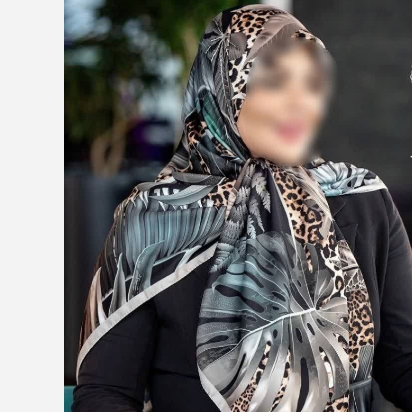 روسری مجلسی ابریشمی توییل