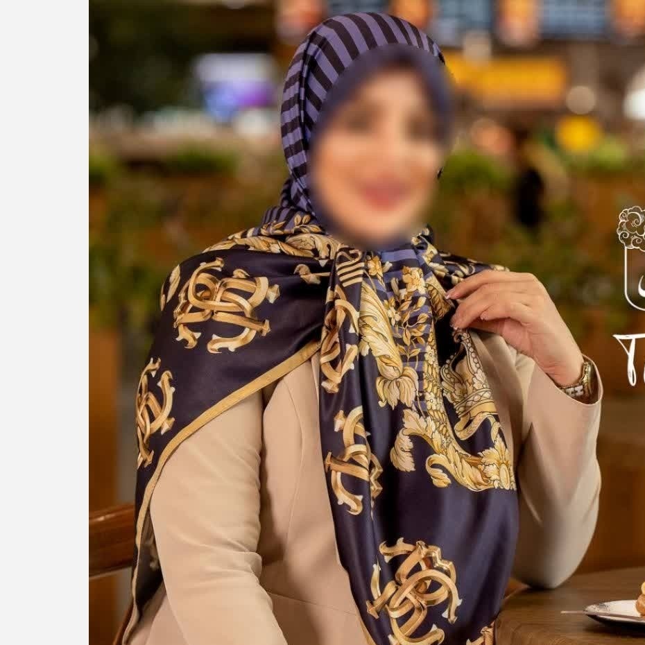 روسری مجلسی ابریشمی توییل