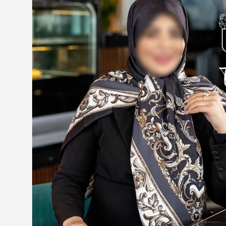 روسری مجلسی ابریشمی توییل
