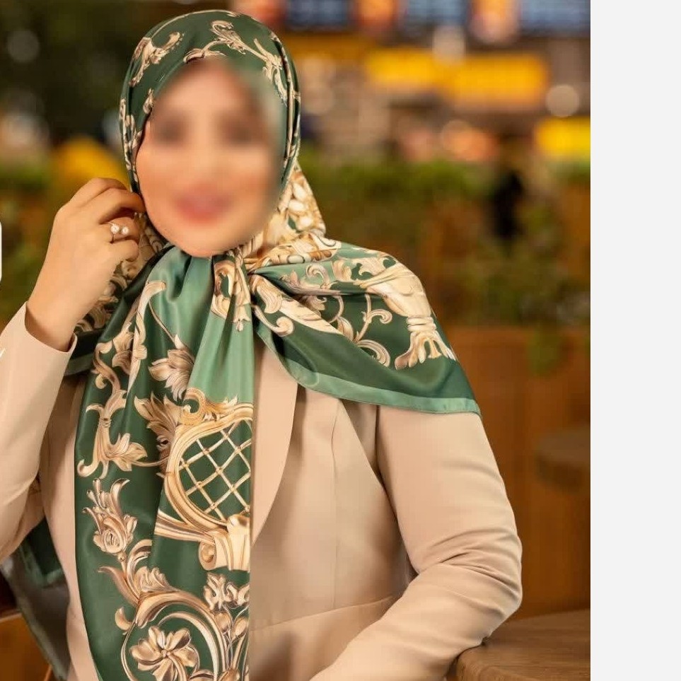 روسری مجلسی ابریشمی توییل