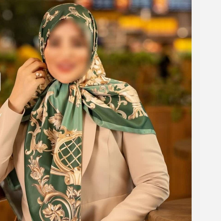 روسری مجلسی ابریشمی توییل