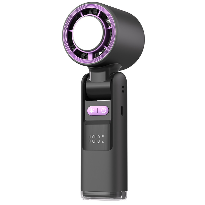 پنکه شارژی مدل سرمایش دار کد K-801 ظرفیت 4000 میلی آمپر ساعت