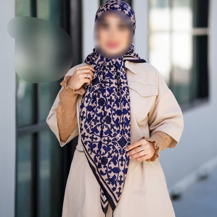 روسری نخی زنانه طرح جدید