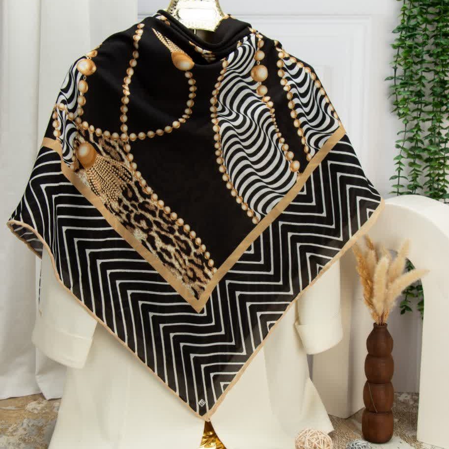 روسری مجلسی عیدانه نخی