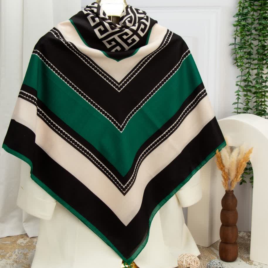 روسری مجلسی عیدانه نخی