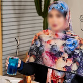 روسری مجلسی عیدانه نخی