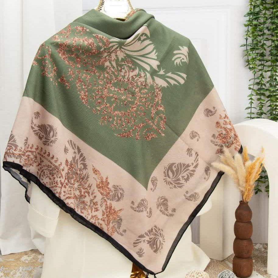 روسری مجلسی عیدانه نخی