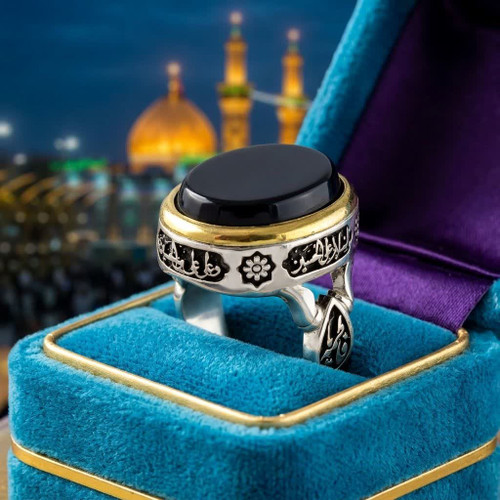 انگشتر نقره عقیق مشکی | خرید انگشتر عقیق مشکی شیک و خاص کد 5315