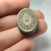 نگین یشم حکاکی آیه رزق و روزی ومن یتق الله و عین علی کد 3720