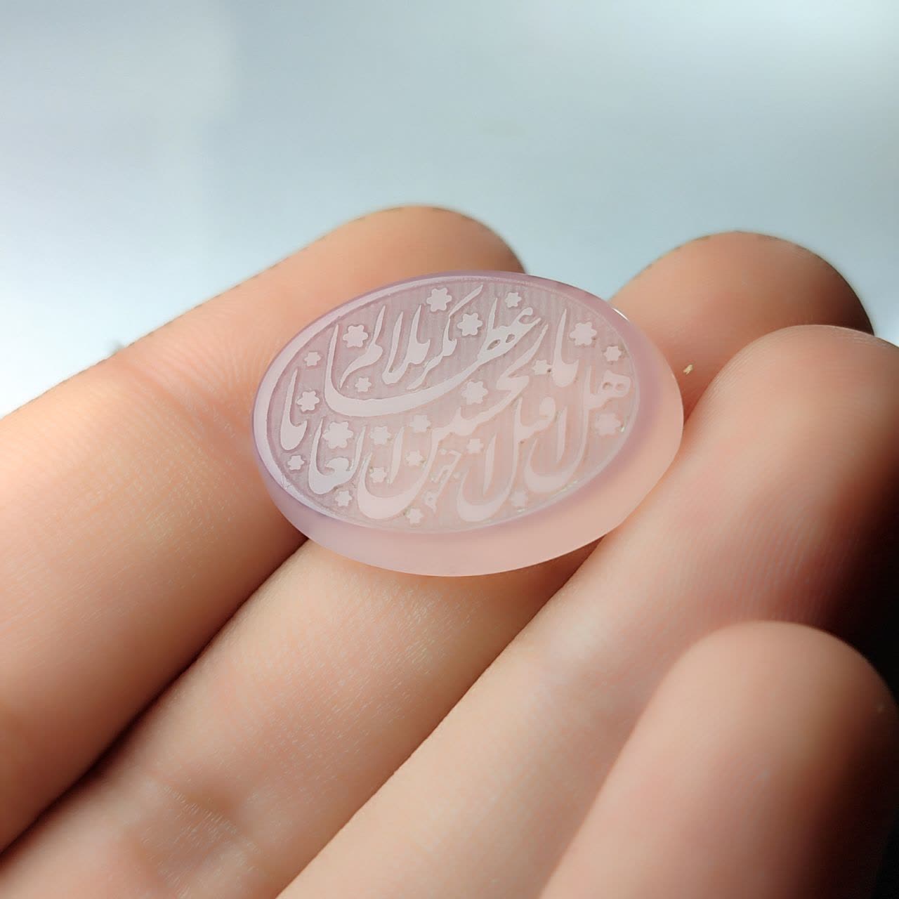 نگین عقیق سوسنی فوق العاده کد 6109