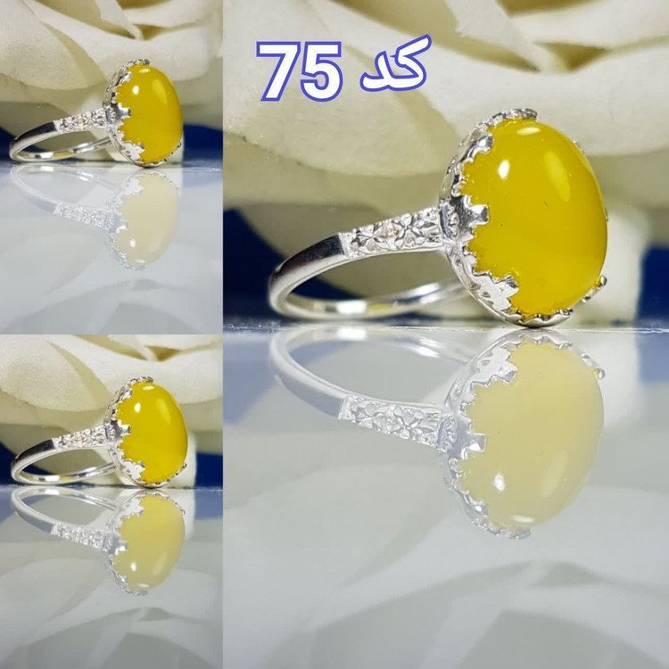 خرید انگشتر شرف الشمس زنانه اصل؛ خورشیدی در دستان شما کد 75