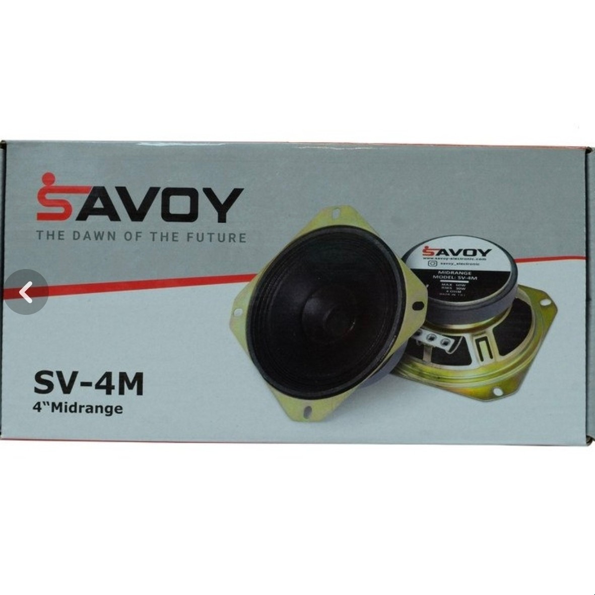 میدرنج خودرو ساووی مدل SV-4M سایز 4 اینچ دو عددی