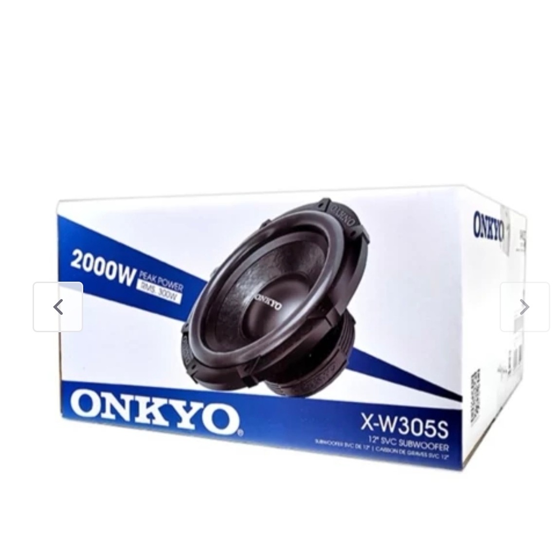 ساب ووفر 12 اینچ خودرو اونکیو مدل Onkyo X-W305S