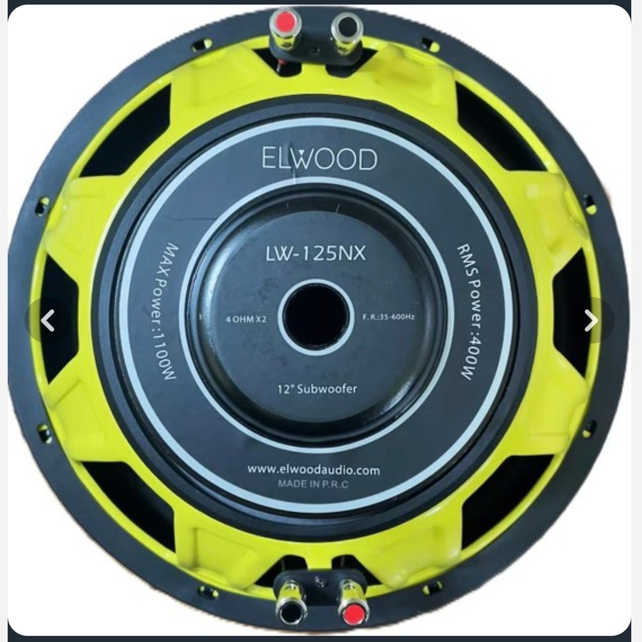 ساب ووفر خودرو الوود مدل LW-125NX