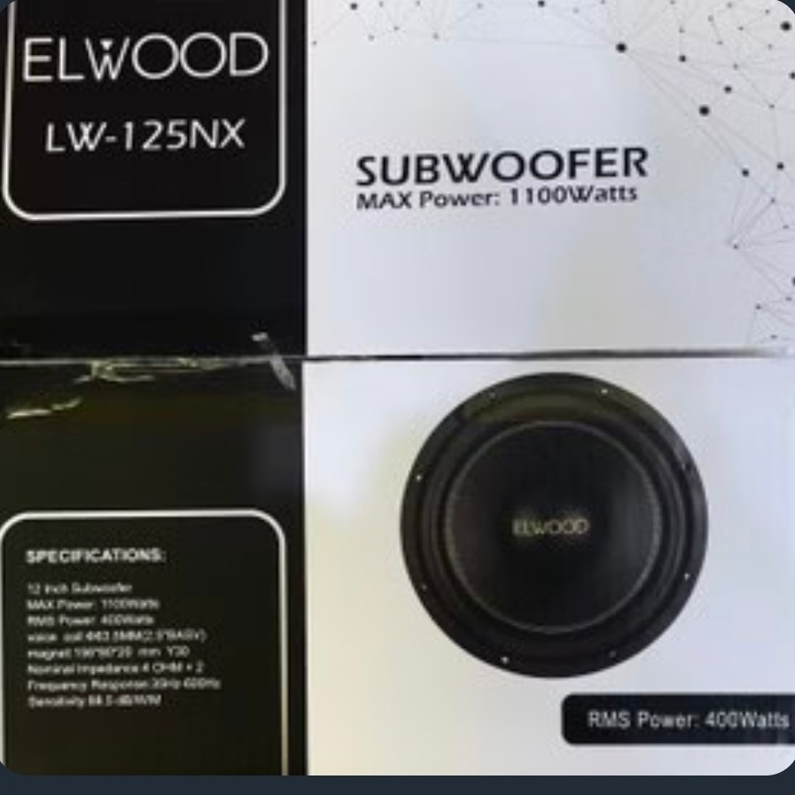 ساب ووفر خودرو الوود مدل LW-125NX