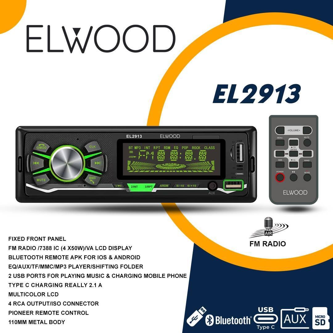 دکلس ایسی بزرگ بلوتوثی الوود مدل EL - 2913