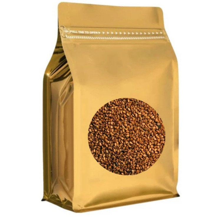 کنجد قهوهای پاک شده محلی خاتون - 500 گرم