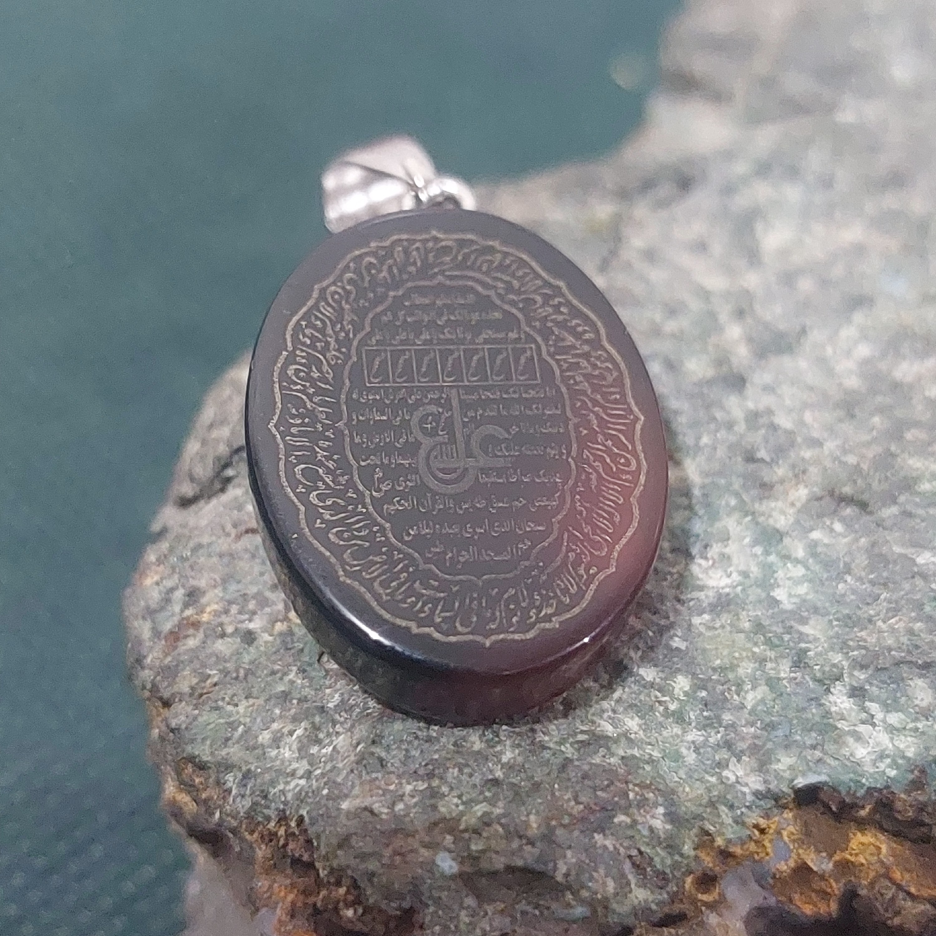 گردنبند عقیق خراسانی اصل 4 دعا