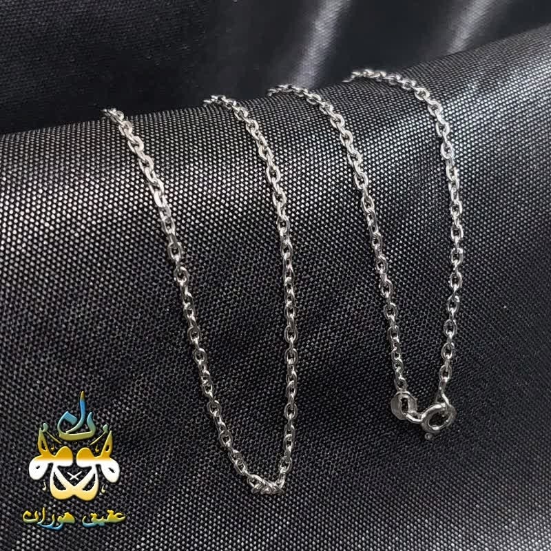 زنجیر نقره حلقه ای ظریف