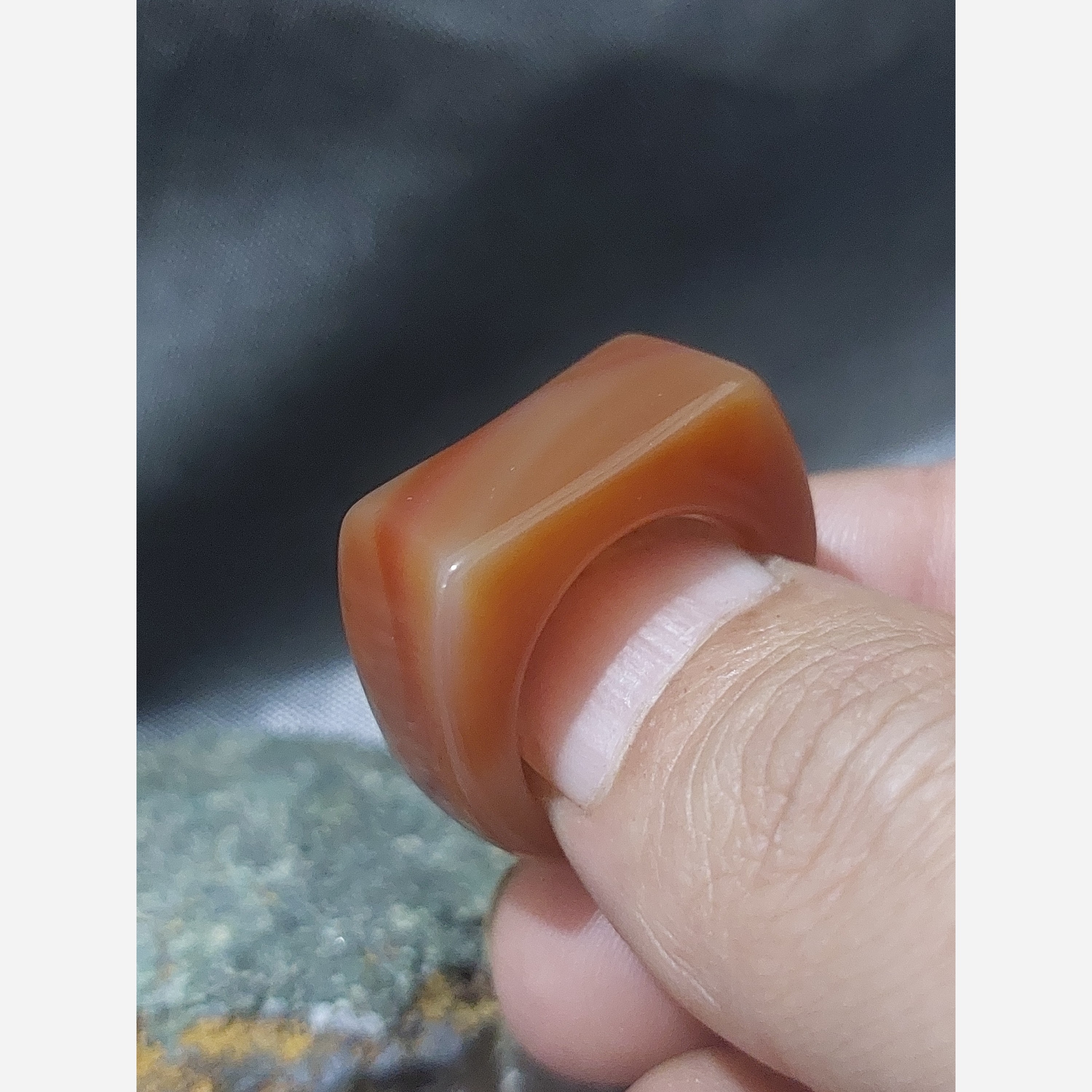 انگشتر عقیق اصل تمام سنگ