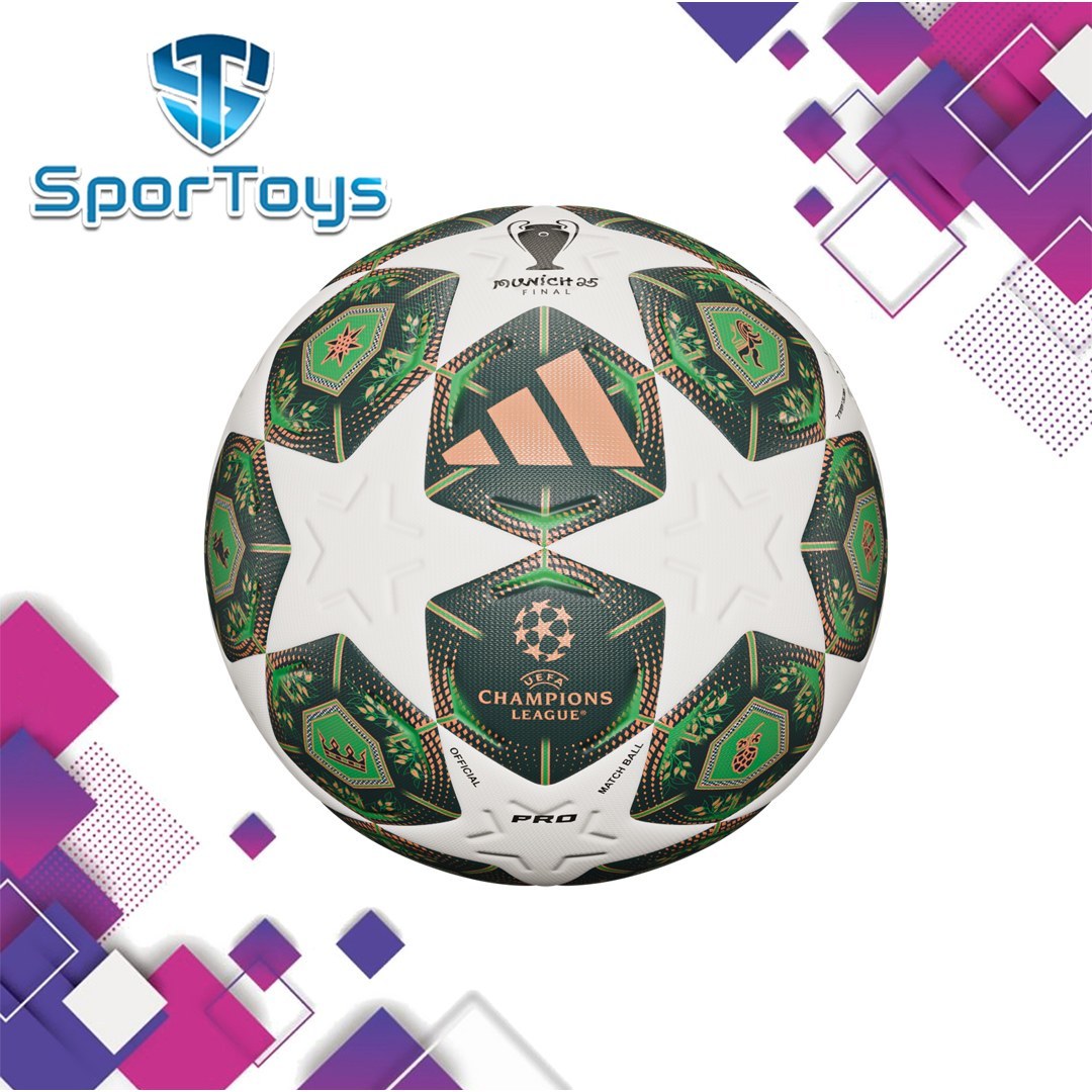توپ فوتبال چرمی سایز 5  UCL 2025 adidas  (لیگ قهرمانان اروپا)