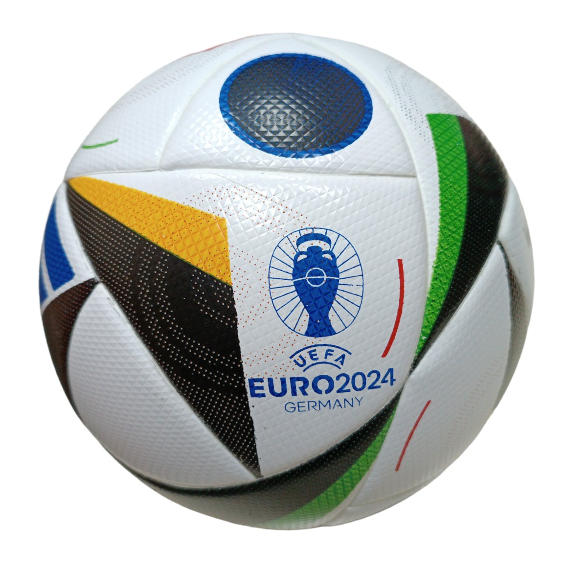 توپ فوتبال چرمی سایز 5 آدیداس یورو 2024 جام یوفا کیفیت عالی