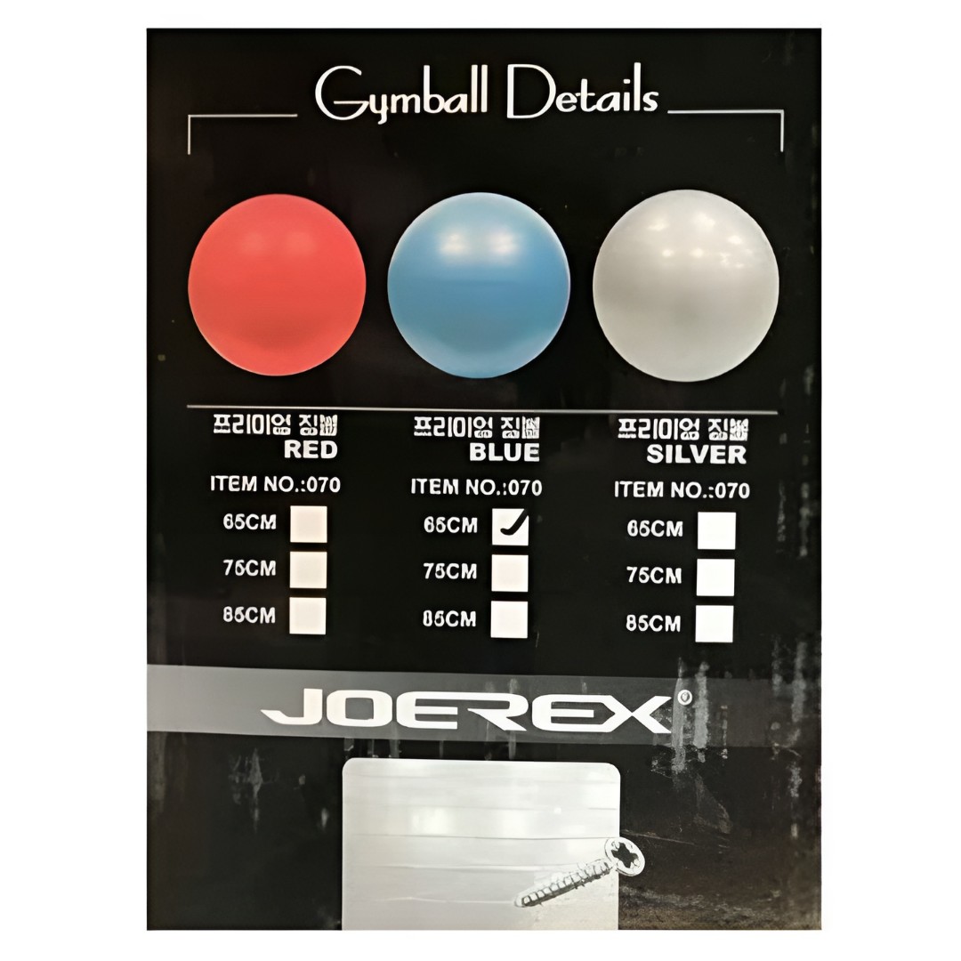 توپ جیم بال خاردار اعلا مارک JOEREX سایز 65 تا 85 با تلمبه (ارسال رایگان و خرید قسطی)