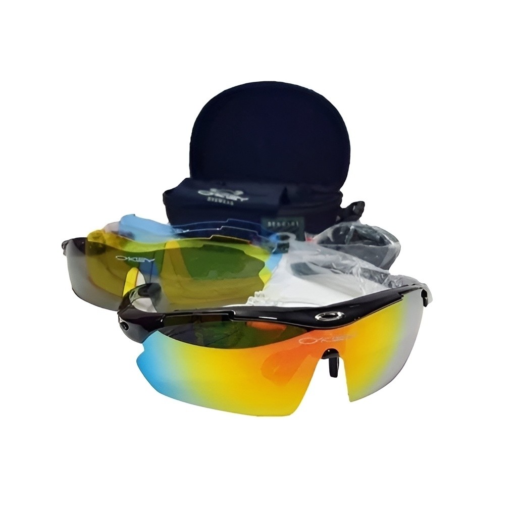 عینک کوهنوردی اورجینال 5 لنزی مارک OAKLEY (ارسال رایگان و خرید قسطی)