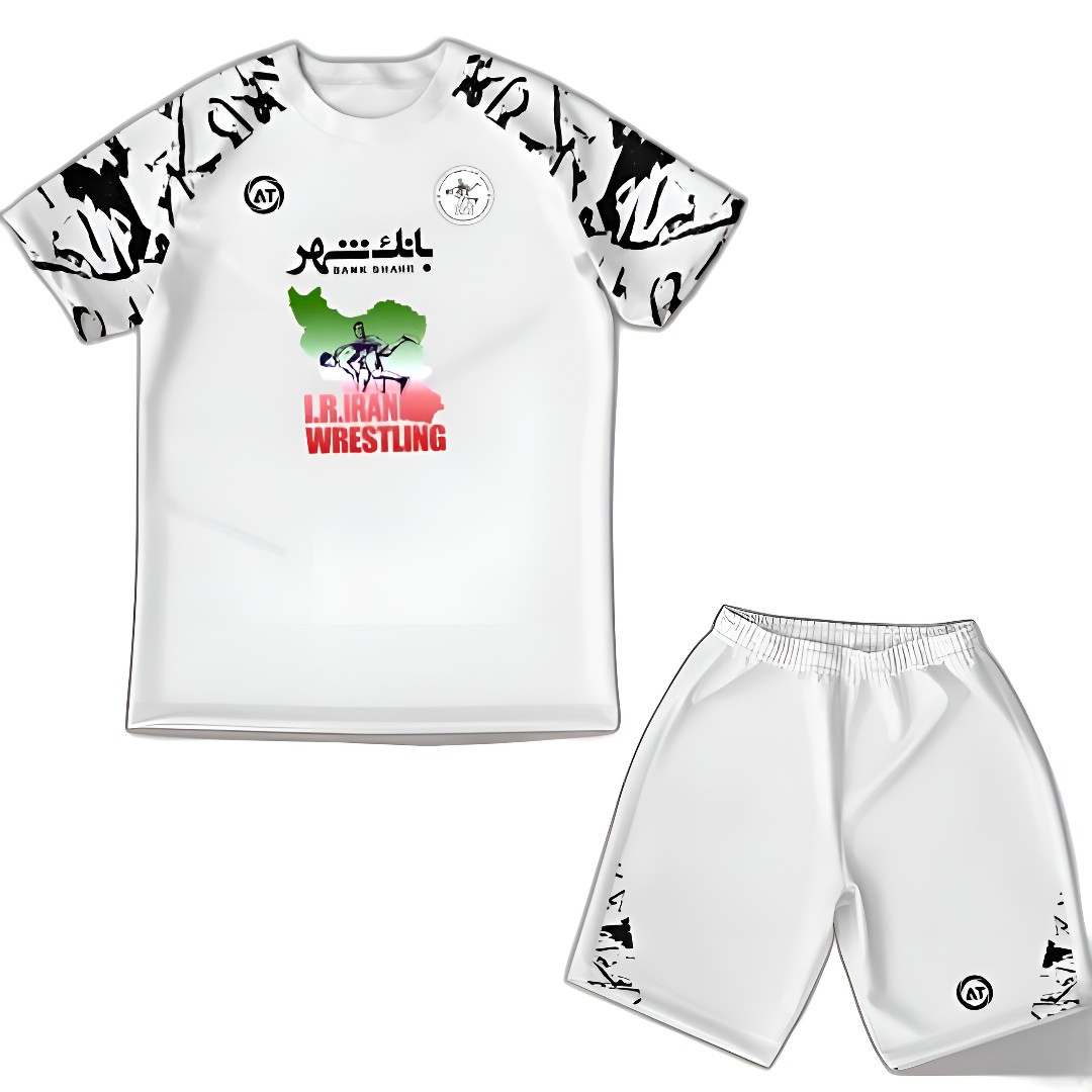 ست تیشرت و شورت کشتی اعلاء سایز2XS تا2XL