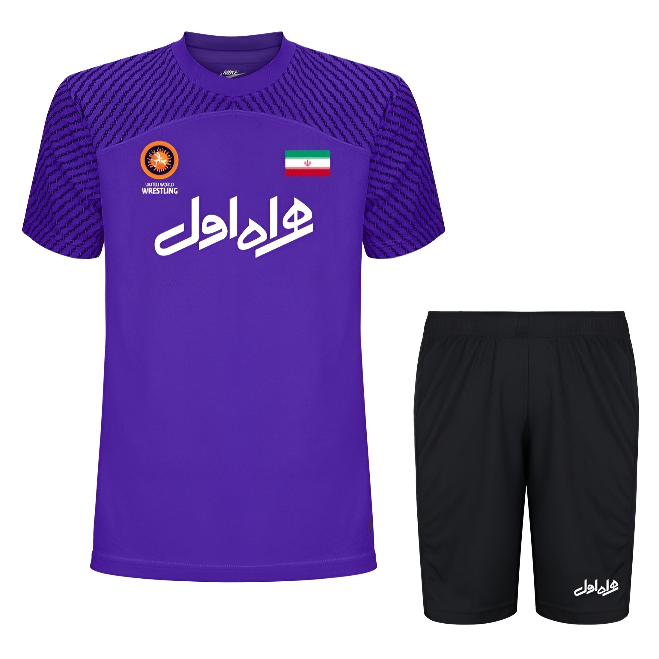 ست تیشرت و شورت کشتی اعلا سایز 2XS تا 2XL