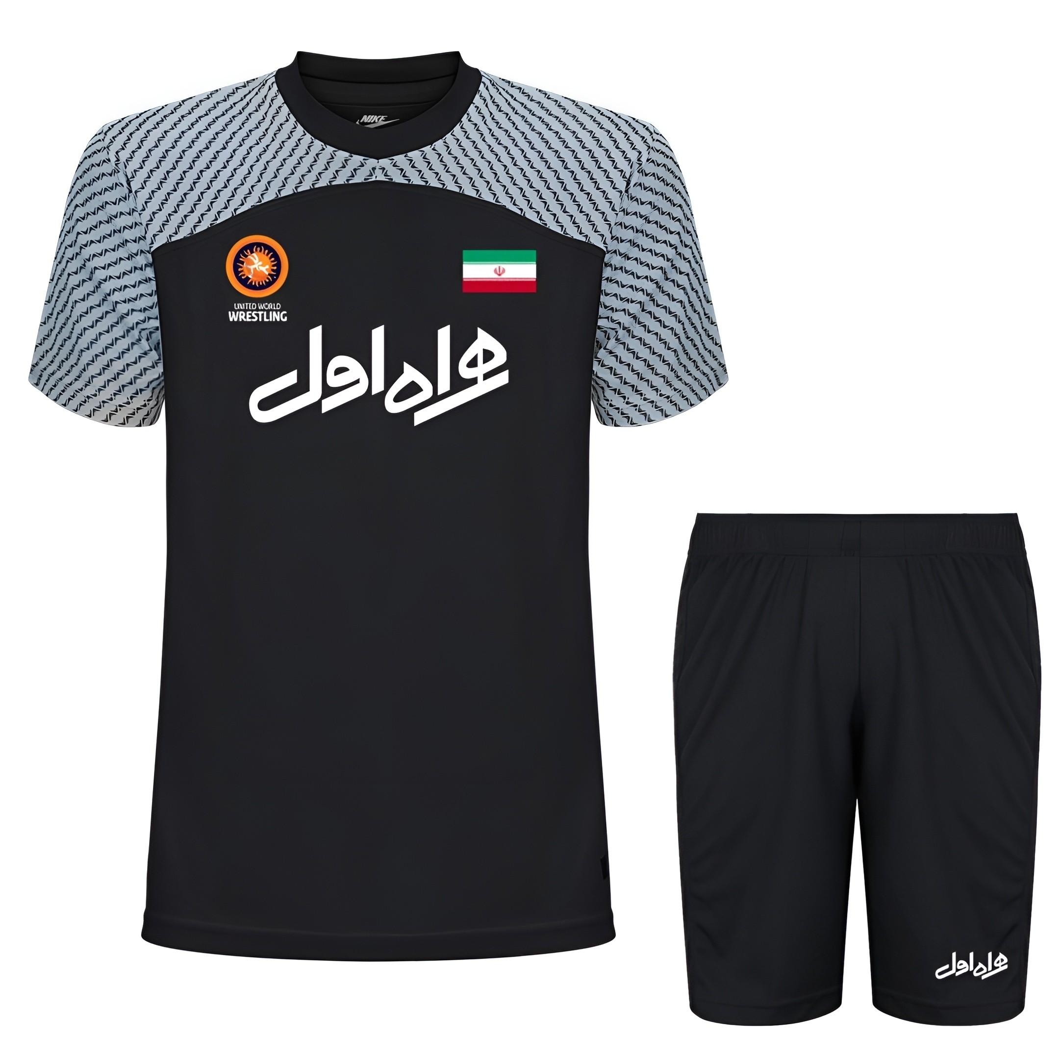 ست تیشرت و شورت کشتی اعلاء سایز 2XS تا 2XL