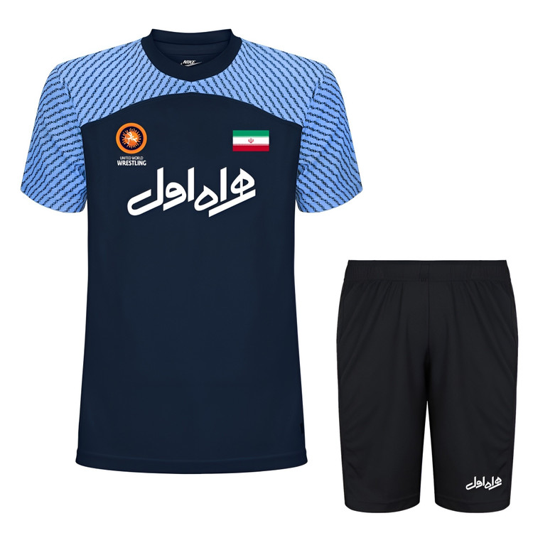 ست تیشرت و شورت کشتی اعلا سایز 2XSتا 2XL
