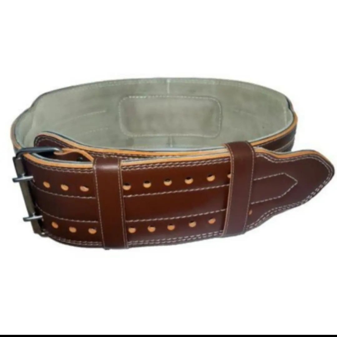 کمربند بدنسازی، کمربند ورزشی چرم اصل گاوی سایزبندی دار (ارسال رایگان و خرید قسطی)