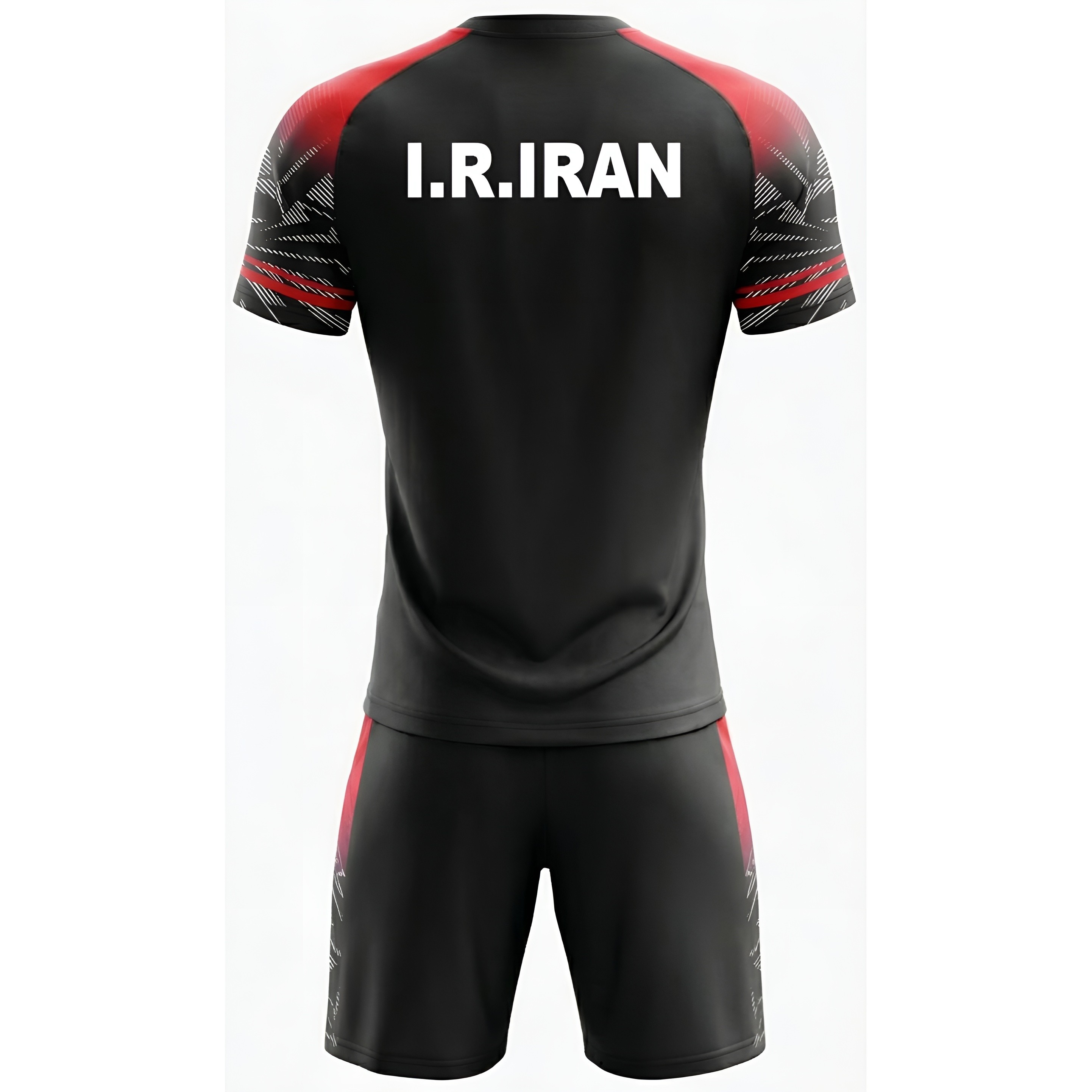 ست تیشرت و شورت کشتی مشکی اعلا سایز XS تا 2XL