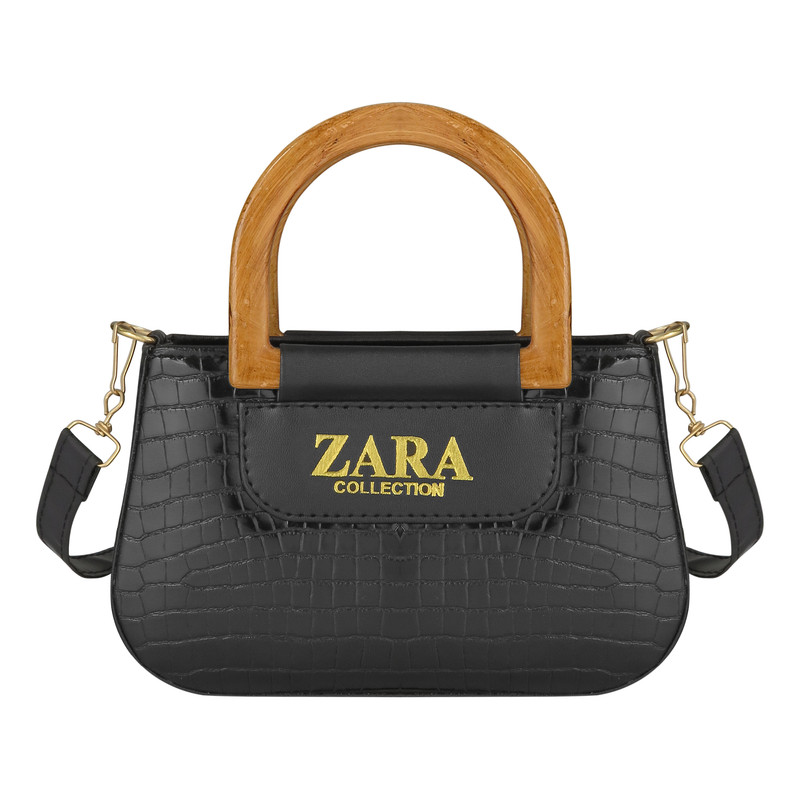 کیف دستی زنانه مدل دسته چوبی