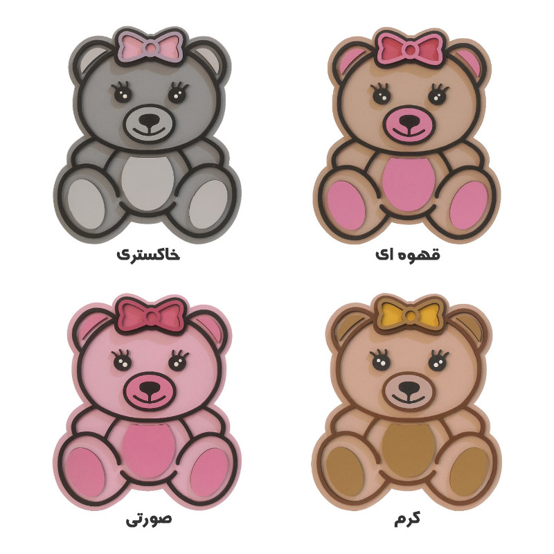 جامدادی رومیزی طرح خرسی مدل MD051