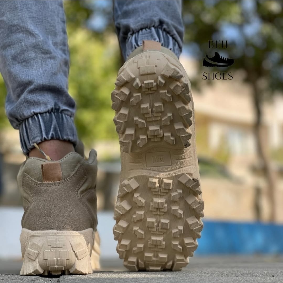 کفش کوهنوردی مردانه خاکی (باکیفیت A+)