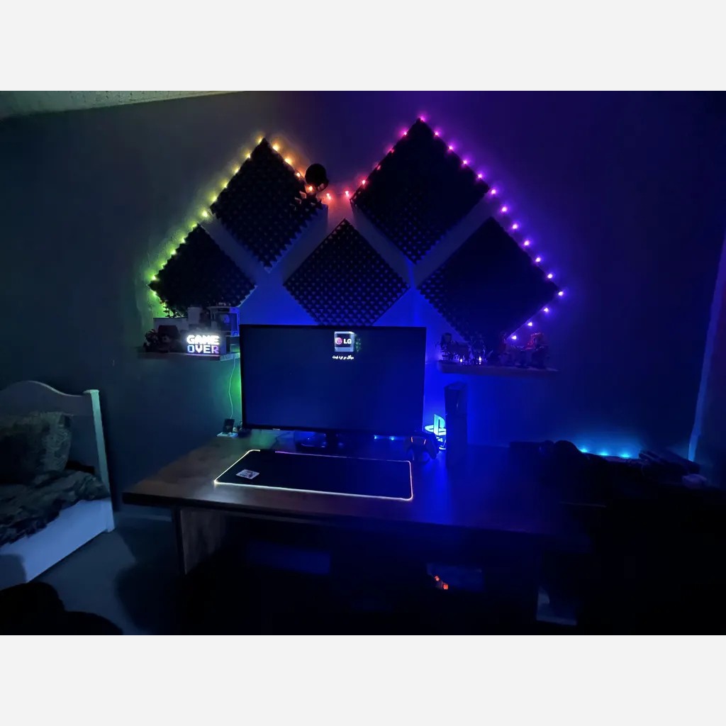 ریسه ال ای دی RGB حساس به صدا فول کالر