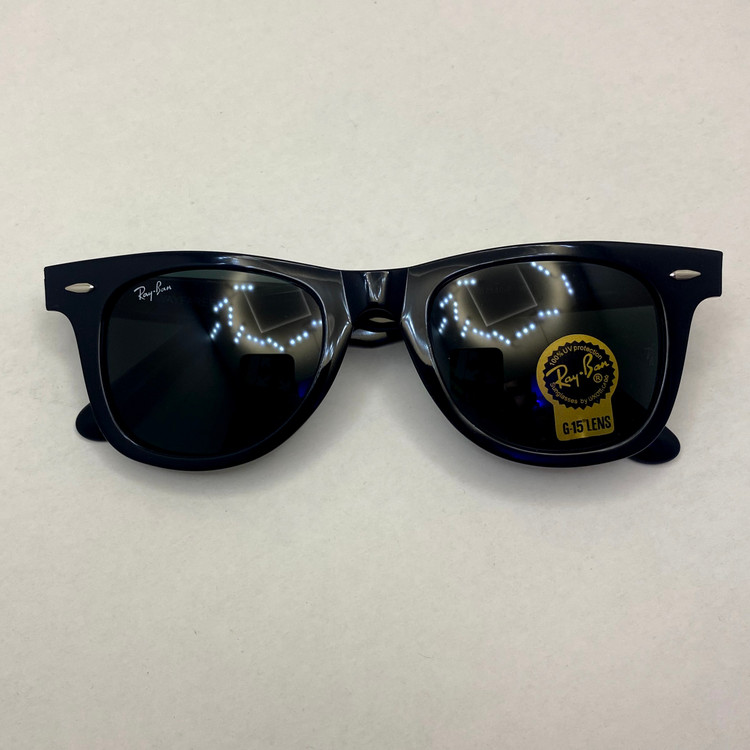عینک آفتابی اصل ریبن ویفرر reyban WAYFARER RB2140 سایز52 براق فول پک اصلی دارای آچار مخصوص