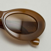 عینک آفتابی زنانه Loewe Oval Chunky لووه بیضی قهوه ای کد 1207 (ارسال رایگان)