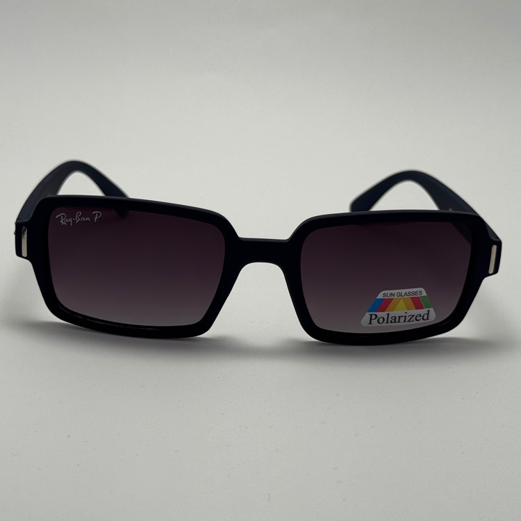 عینک آفتابی پلاریزه ریبن مستطیلی آبی پر رنگ کد rayban RB 2201 (ارسال رایگان)